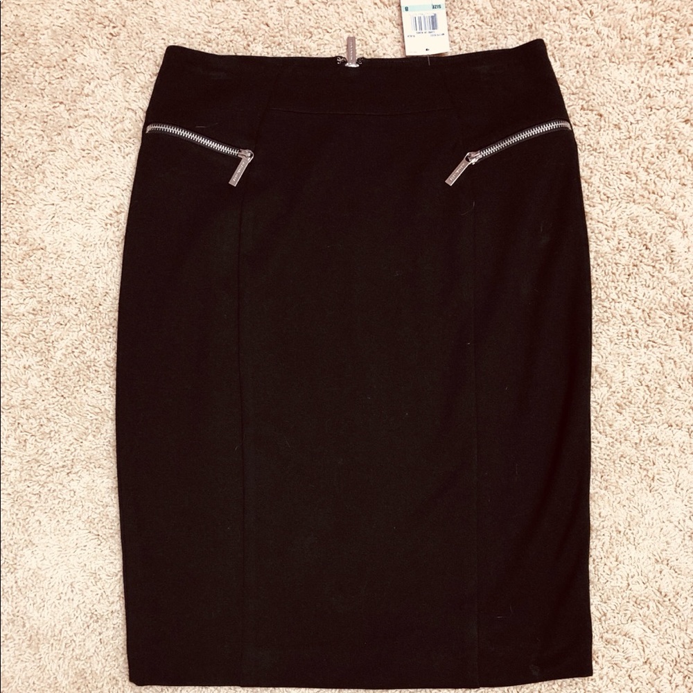 MICHAEL KORS PENCIL ZIPPERP SKIRT NWT